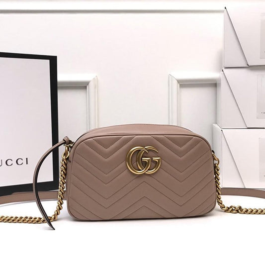 GG Marmont small matelassé shoulder bag