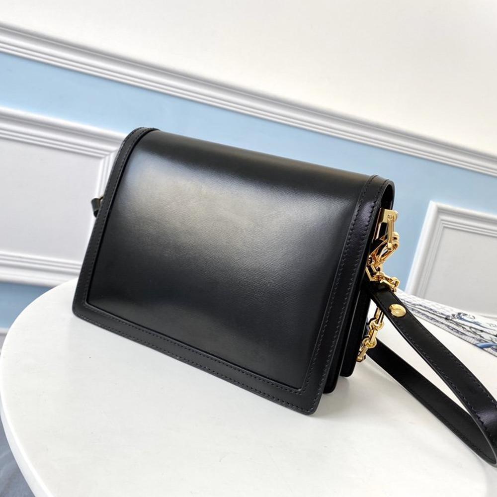 LV DAUPHINE MM Black smooth