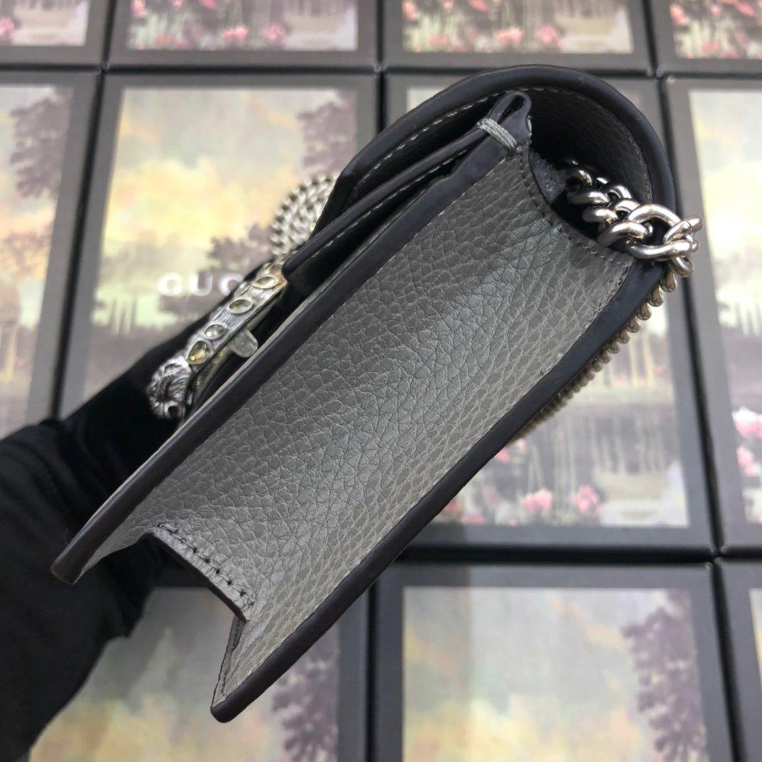 Dionysus small GG shoulder bag Gray