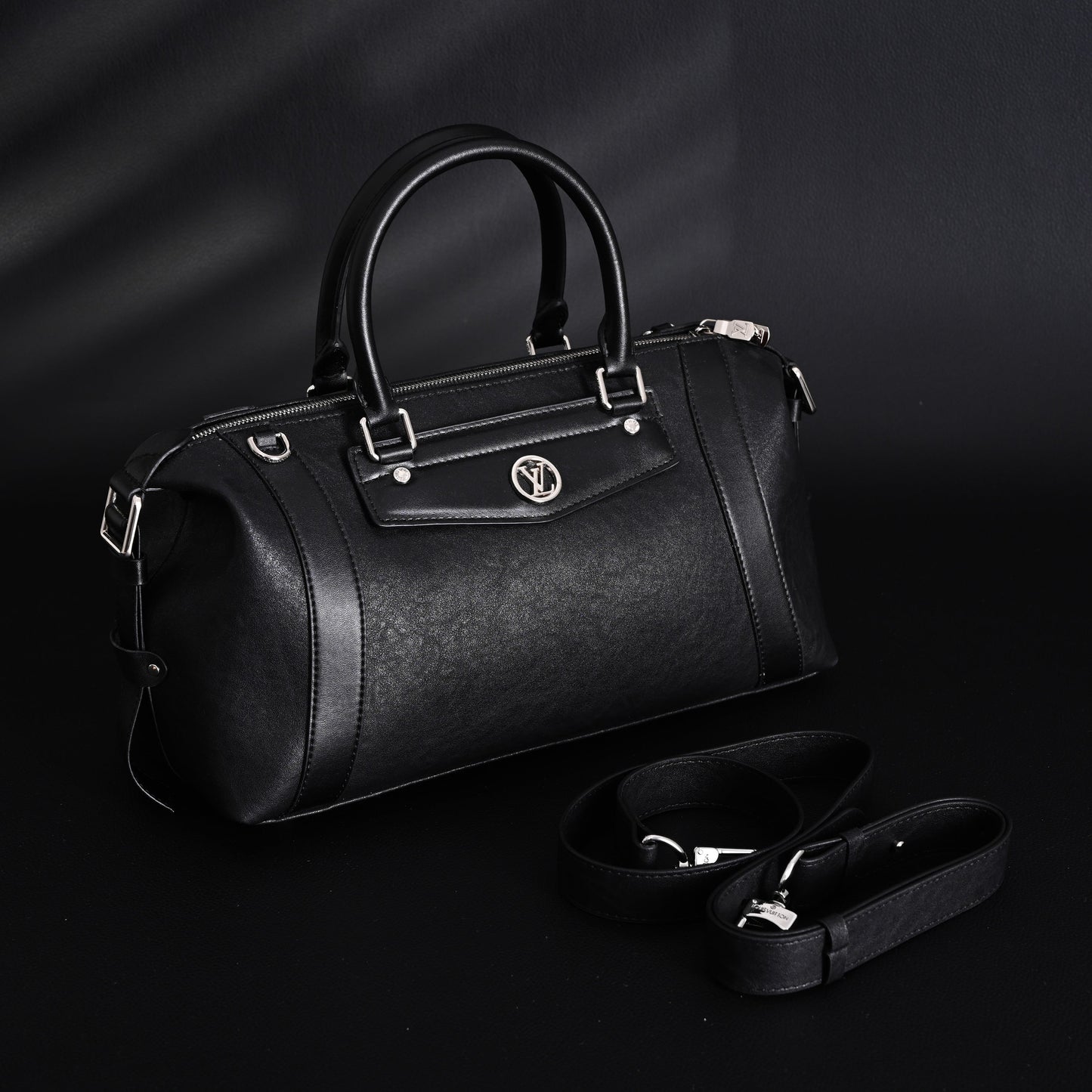 Louis Vuitton Nano Biker Bag in Black Lambskin Leather – Top Handle & Shoulder Carry (M14623)