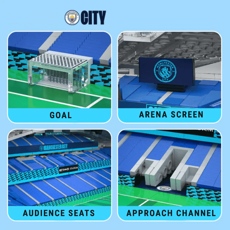 Manchester City Football Club Etihad Stadium 4472pcs