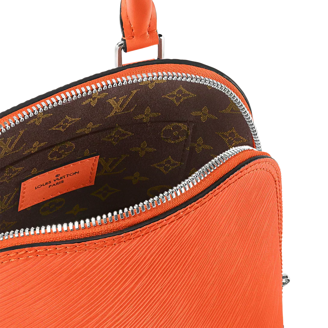 Louis vuitton Alma Backpack epi orange