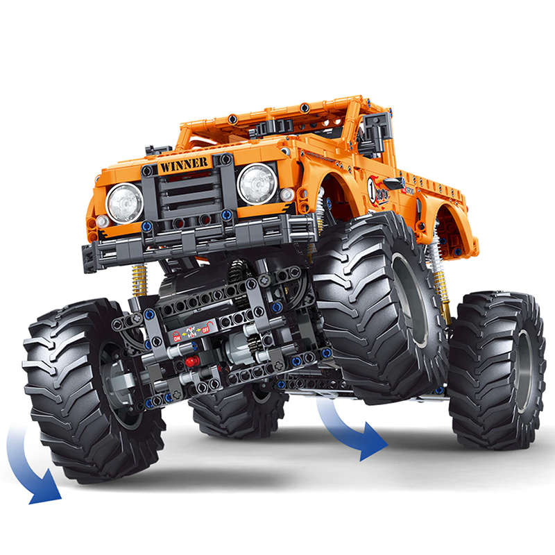 Remote Controlled Monster Truck 1492pcs