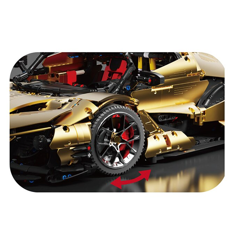 Satin Gold "Intense Emotion" Hypercar 3667pcs