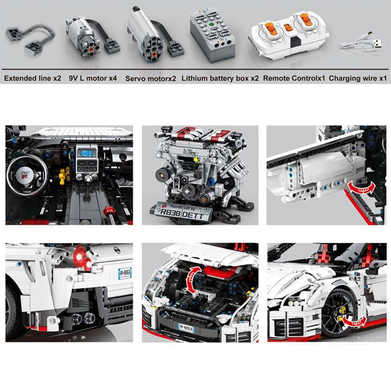 Remote Controlled R35 Godzilla 4097pcs