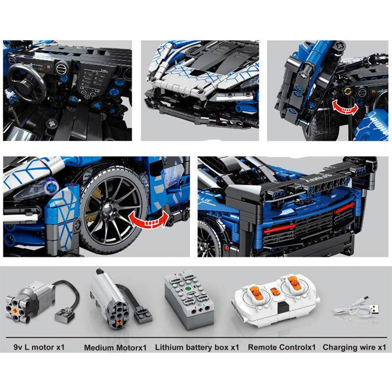 Remote Controlled British Hypercar 1404pcs