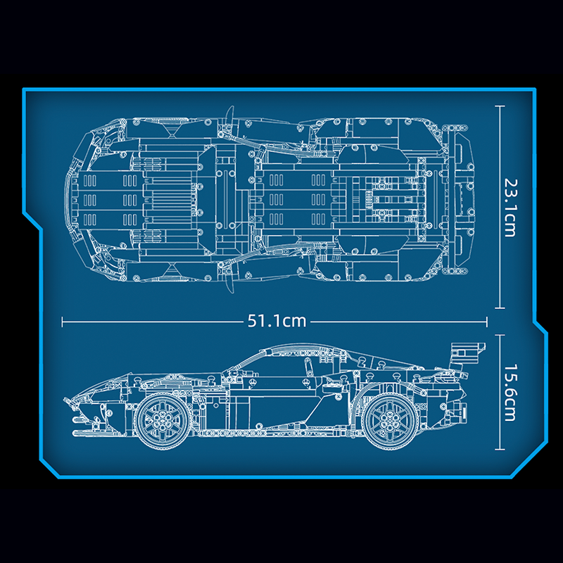 British GT Race Car 2267pcs