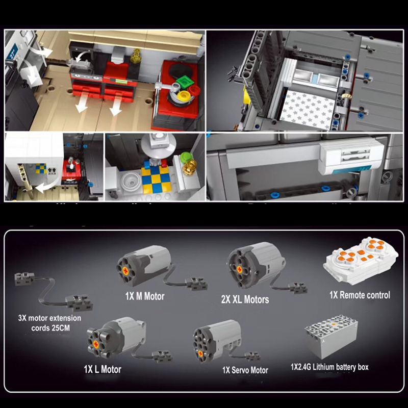 Remote Controlled Off Road RV 6067pcs