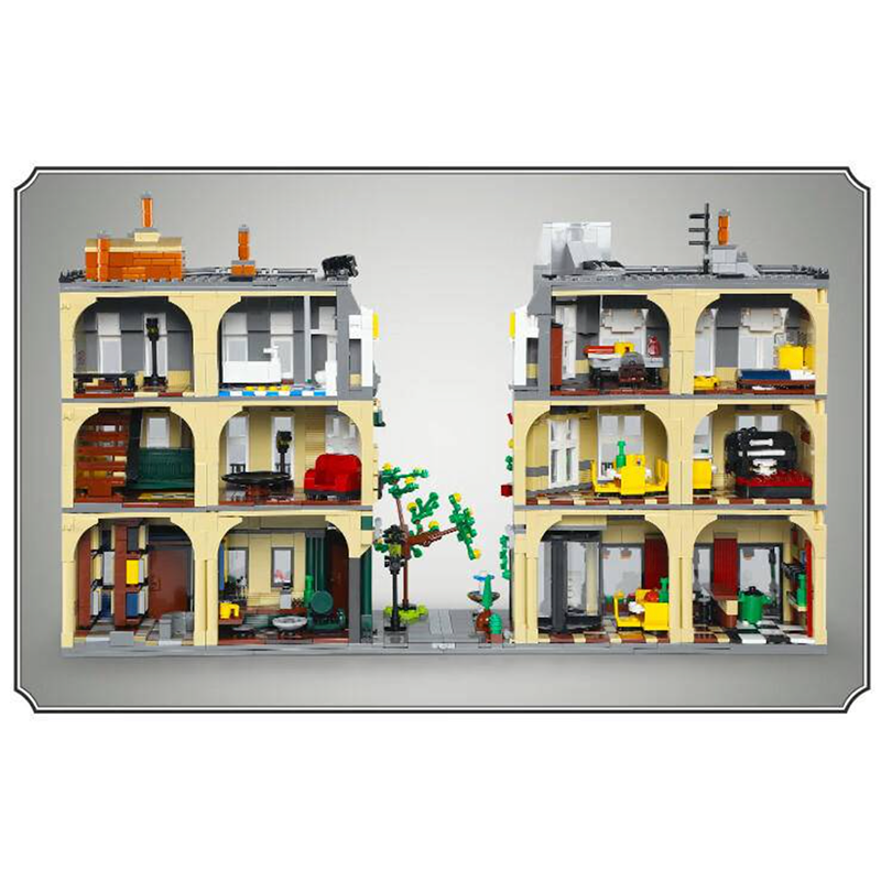 Parisian Street Architecture 3229pcs