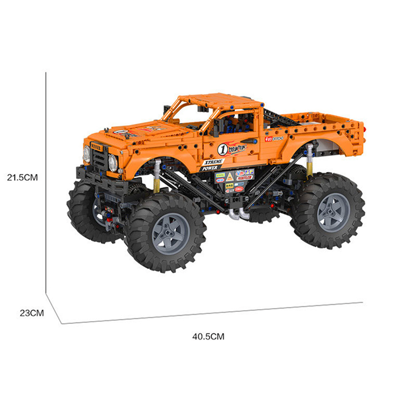 Remote Controlled Monster Truck 1492pcs