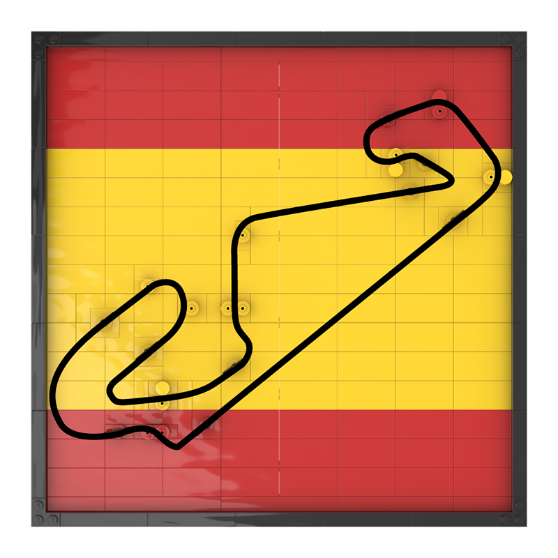 Barcelona Track Map 343pcs