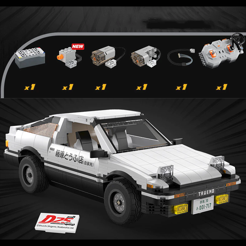 Remote Controlled Initial D AE86 1233pcs