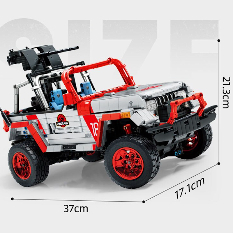 Remote Controlled Jurassic 4x4 1613pcs