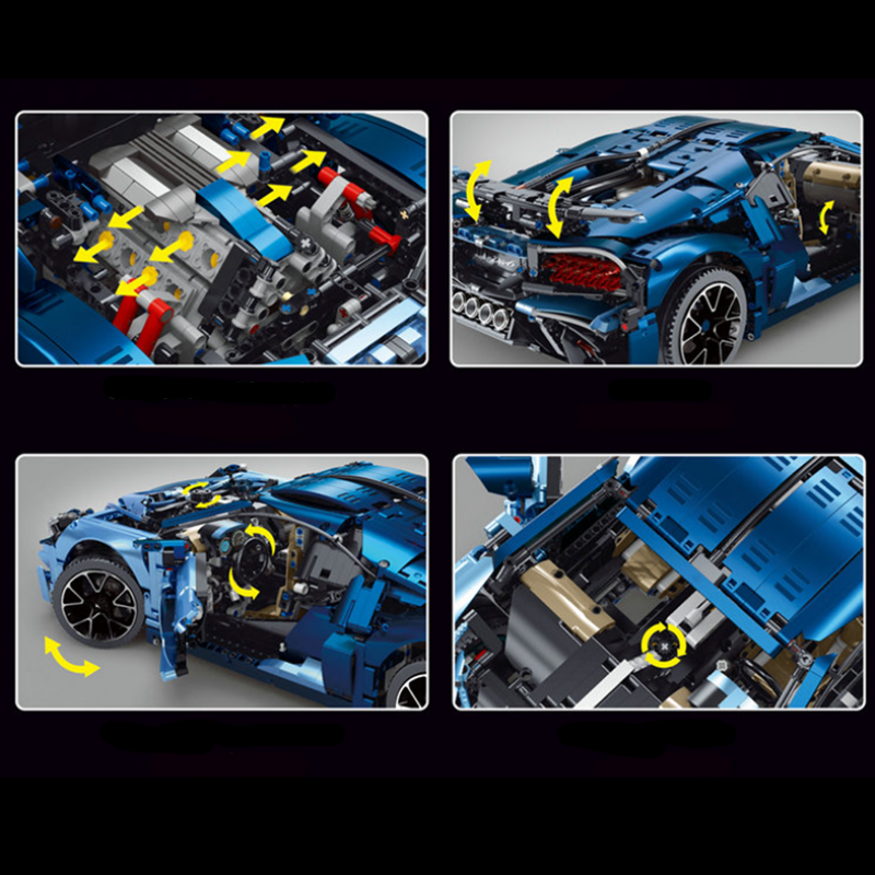 "Devil" Hypercar 3728pcs